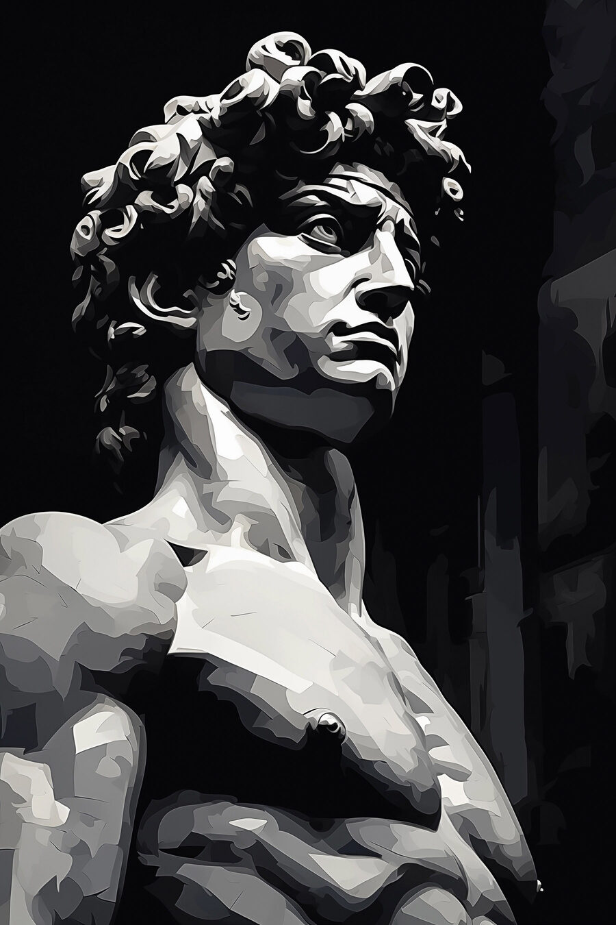 Statue d'un homme