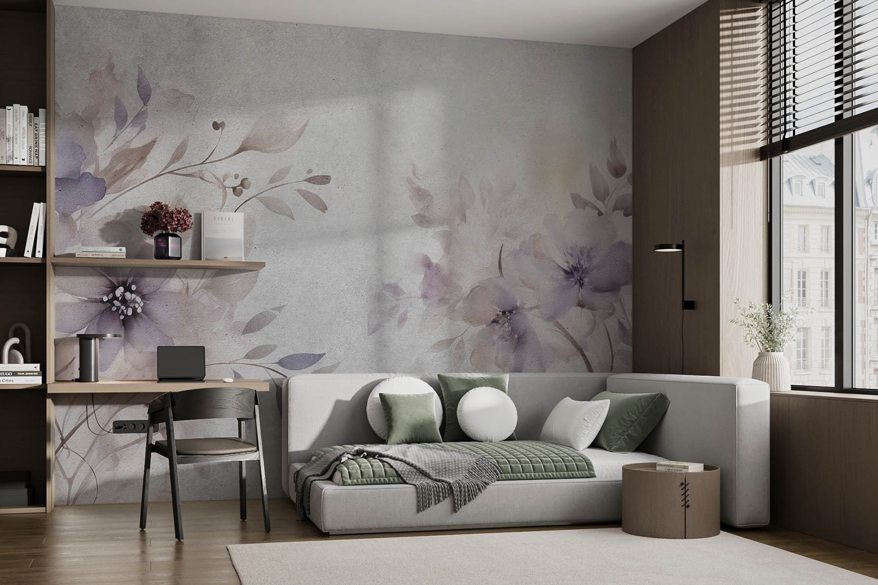 Soft petals in muted tones Soft petals in muted tones