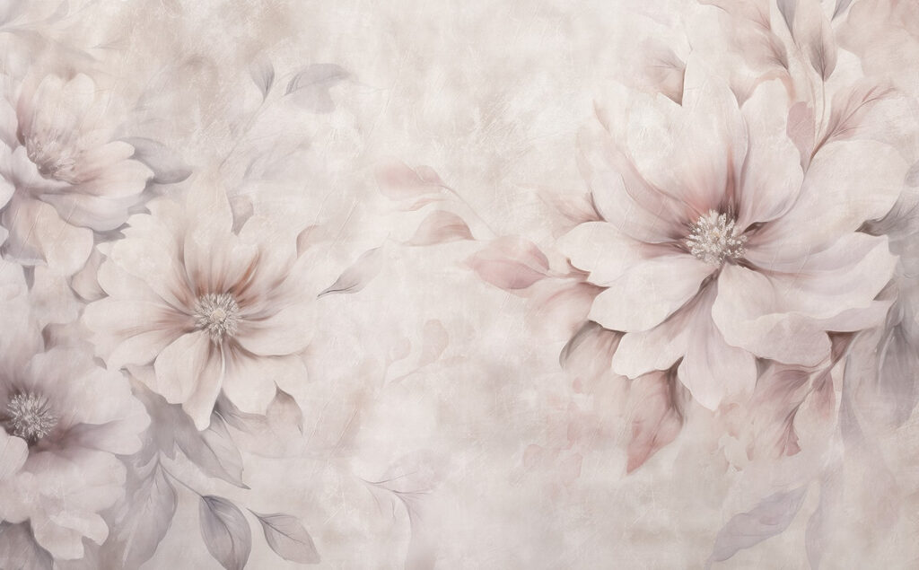 Fleurs douces sur fond délicat Fleurs douces sur fond délicat