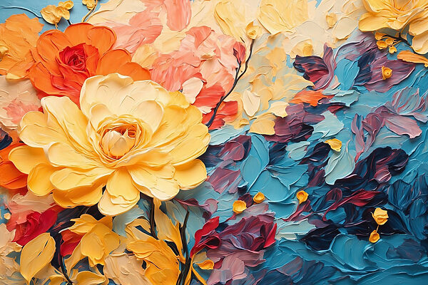 Peinture d'une fleur Peinture d'une fleur