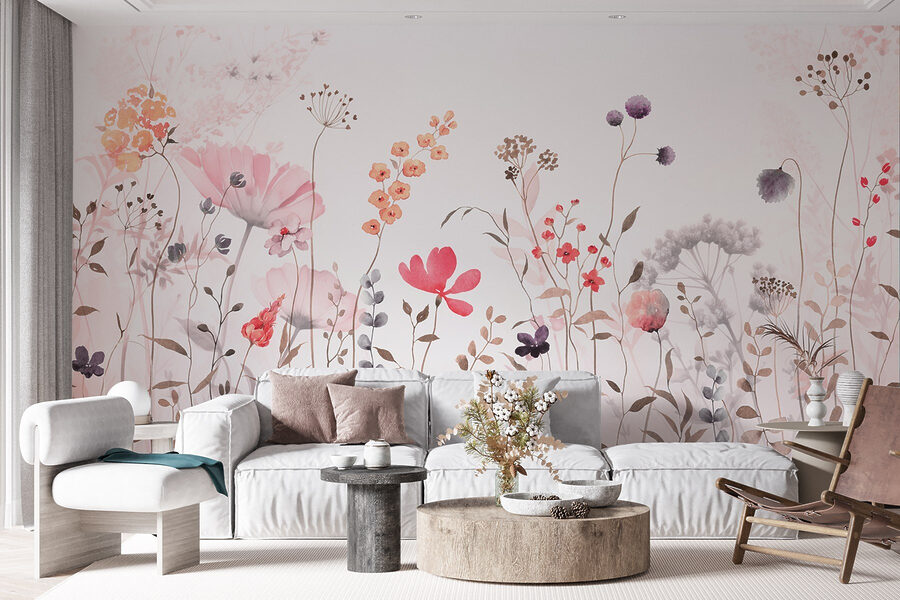 Painting of flowers and plants Painting of flowers and plants