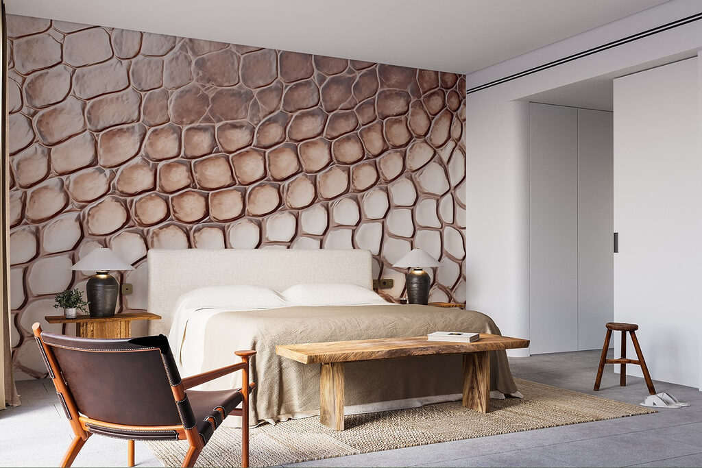 Textured reptilian skin pattern close-up Textured reptilian skin pattern close-up