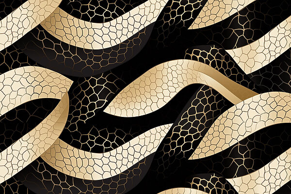 Motif abstrait aux formes fluides Motif abstrait aux formes fluides