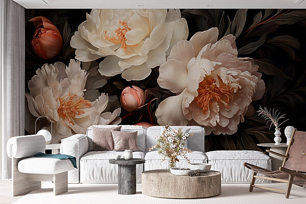 Groupe de fleurs blanches Groupe de fleurs blanches