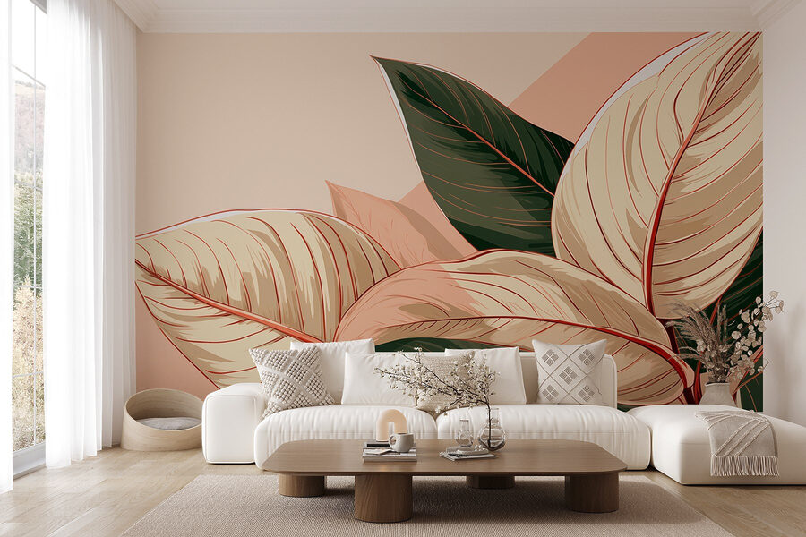 Un beau feuillage aux couleurs douces