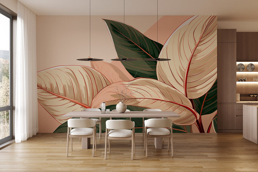 Un beau feuillage aux couleurs douces