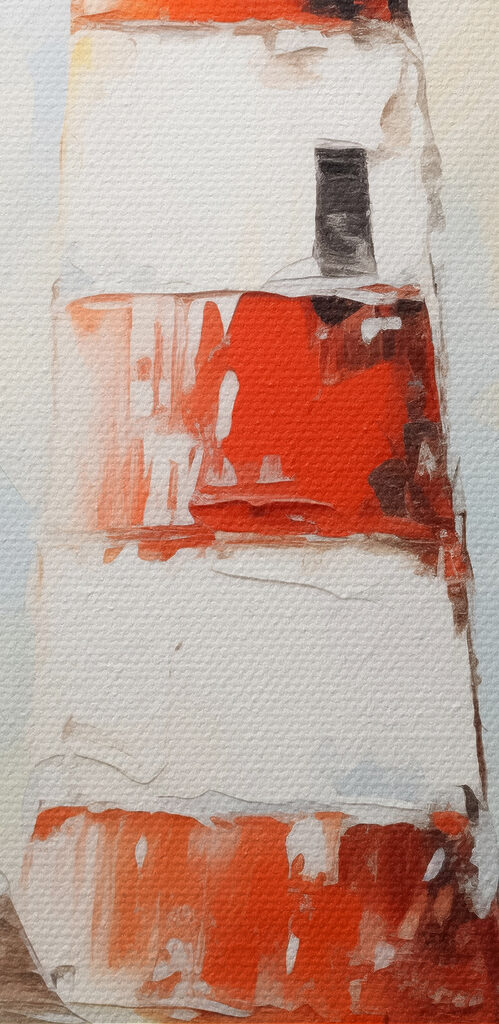 Painting of a lighthouse