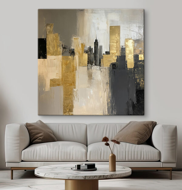 Peinture d'un horizon urbain Peinture d'un horizon urbain