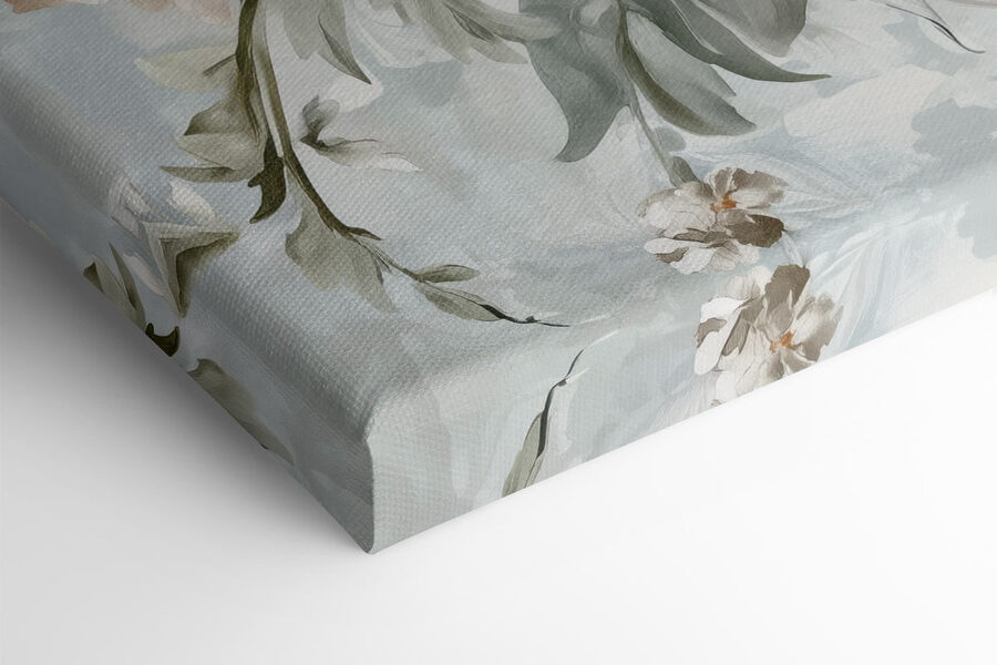 Peinture de fleurs dans un vase