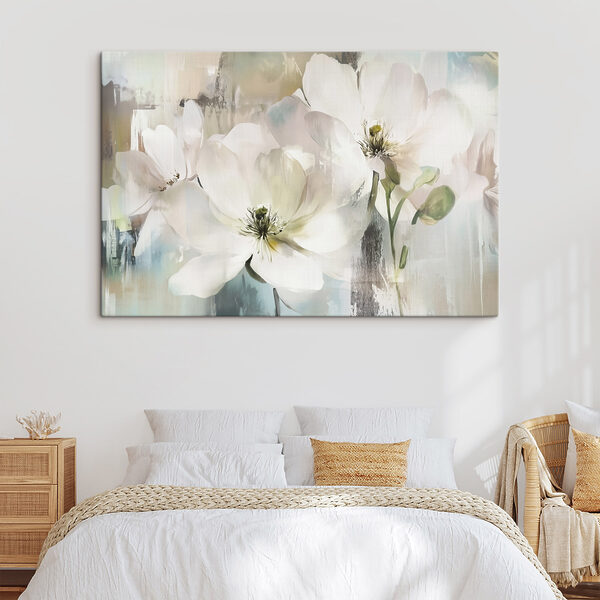 Delicate blooms in soft colors