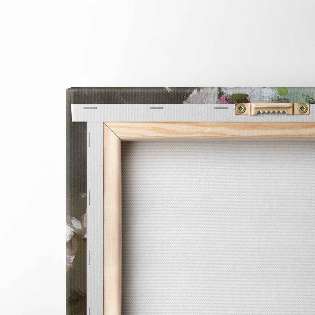 Painting of flowers in a vase