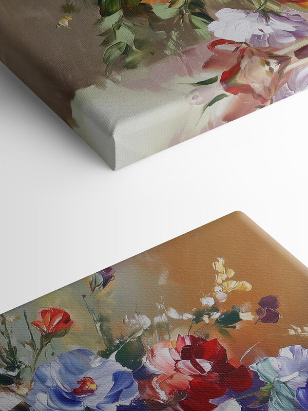 Peinture de fleurs dans un vase Peinture de fleurs dans un vase