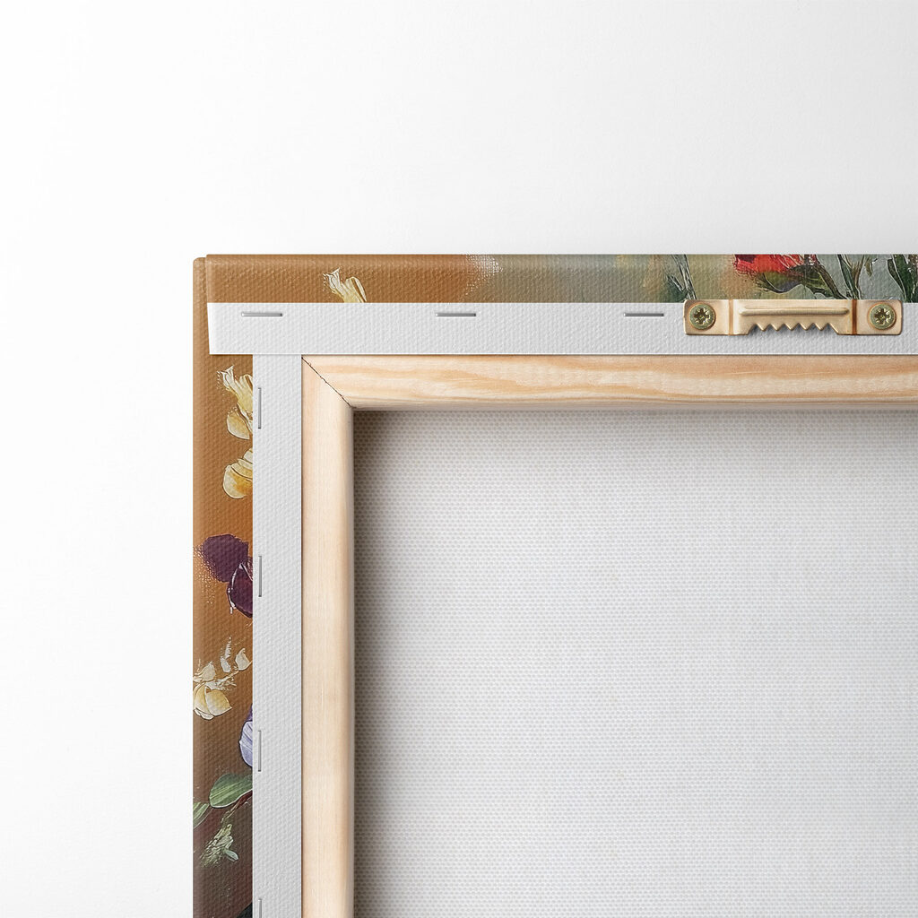 Painting of flowers in a vase