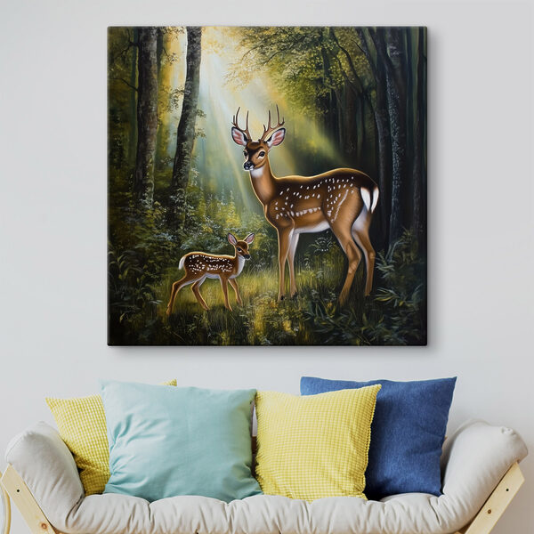 Cerf dans les bois Cerf dans les bois