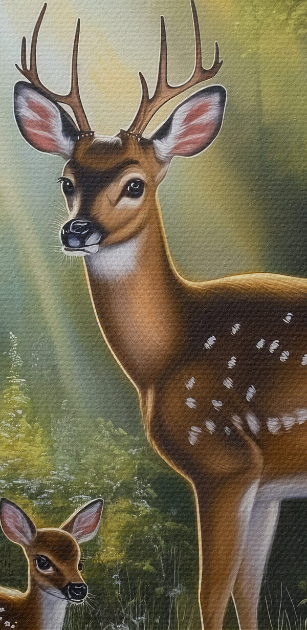 Cerf dans les bois Cerf dans les bois
