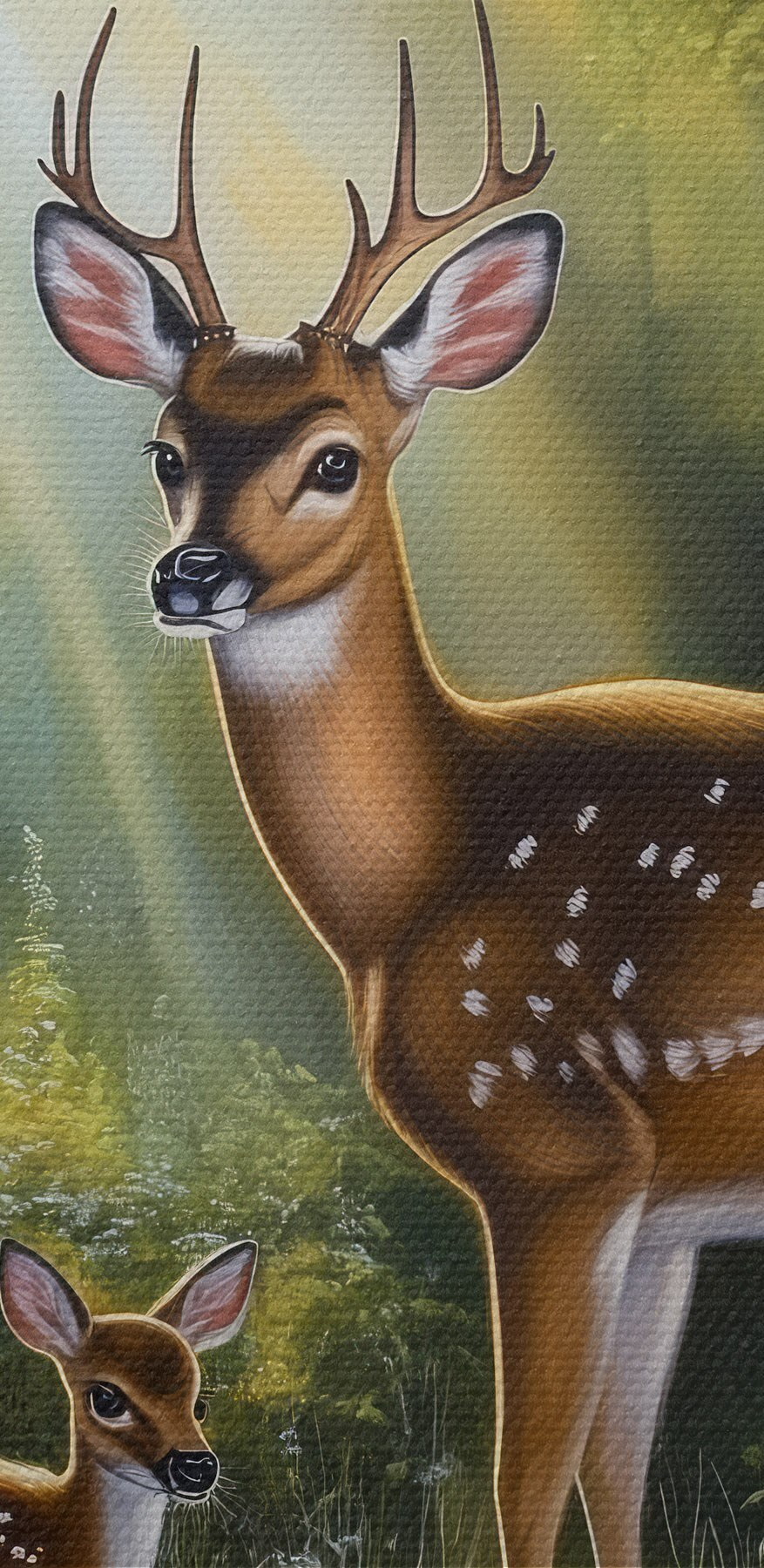 Cerf dans les bois