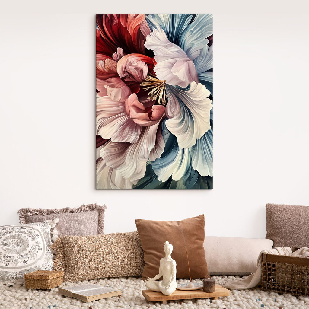 Vibrant blooms in harmonious embrace