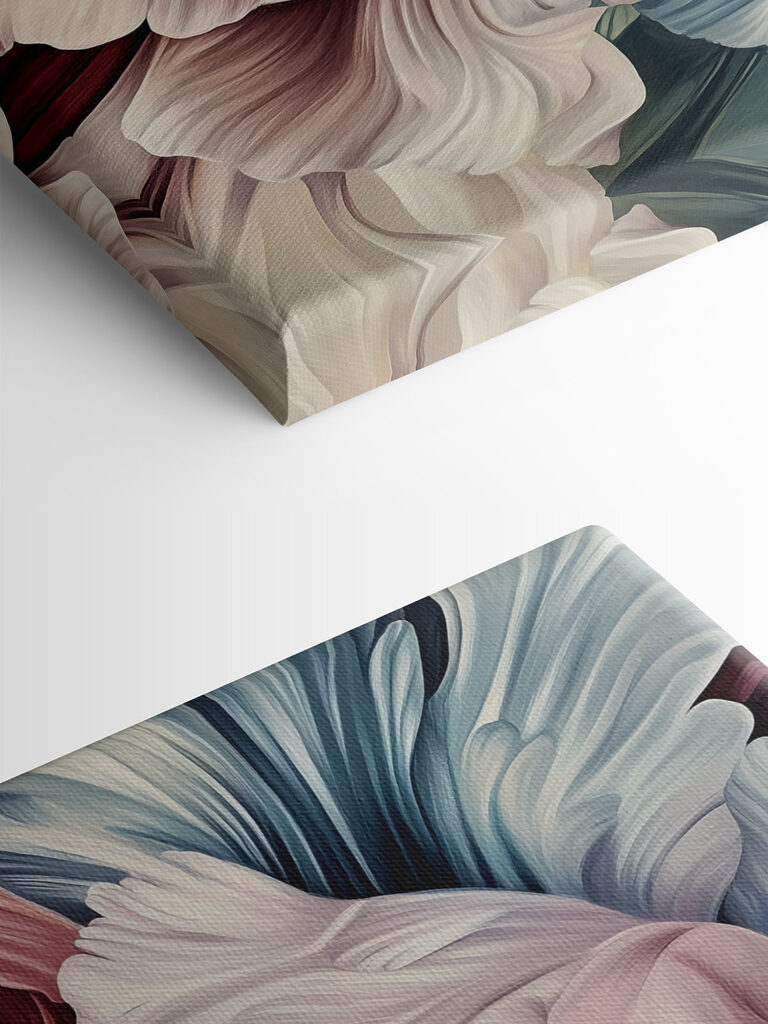 Vibrant blooms in harmonious embrace