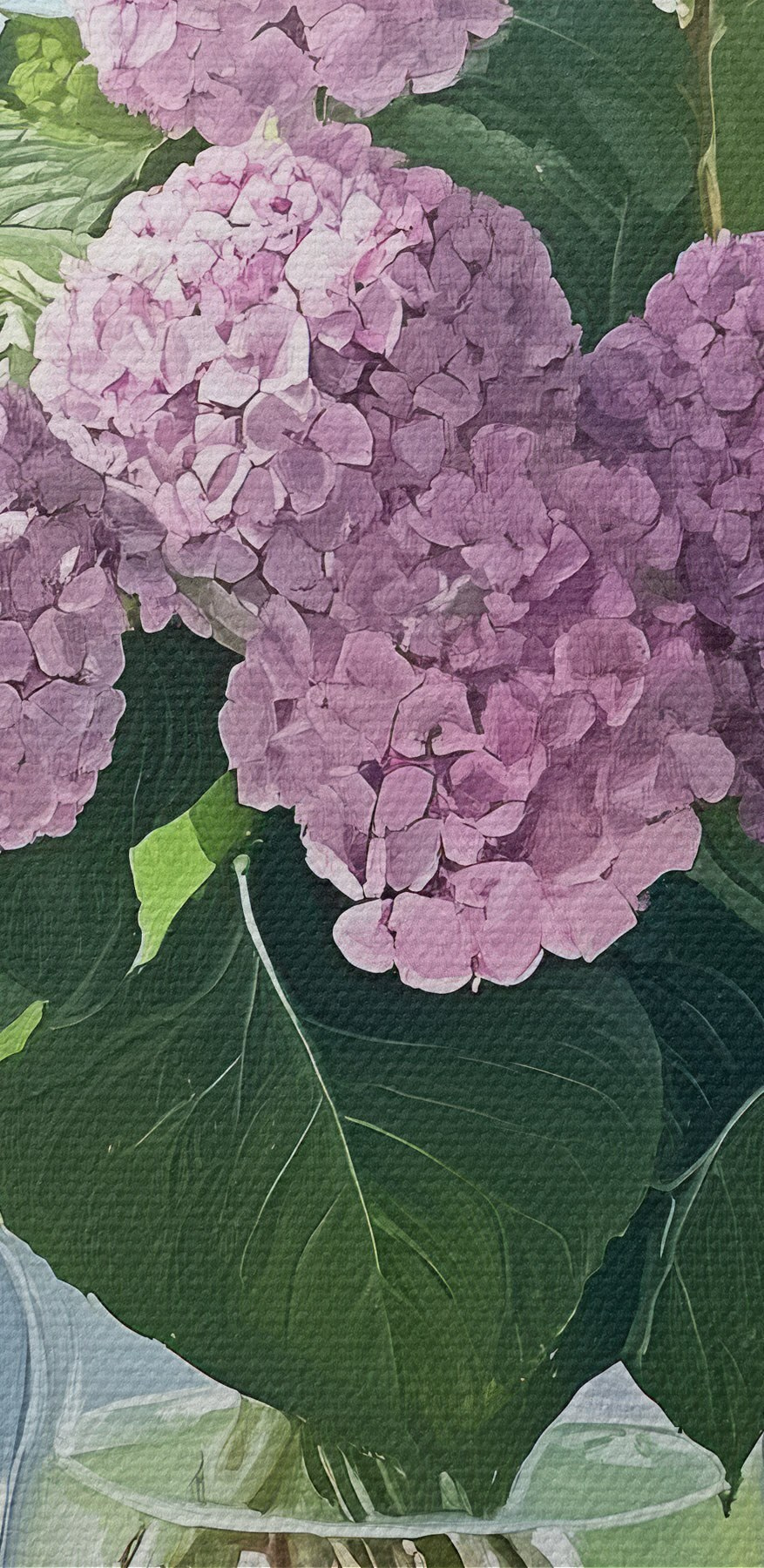 Peinture d'un vase de fleurs Peinture d'un vase de fleurs