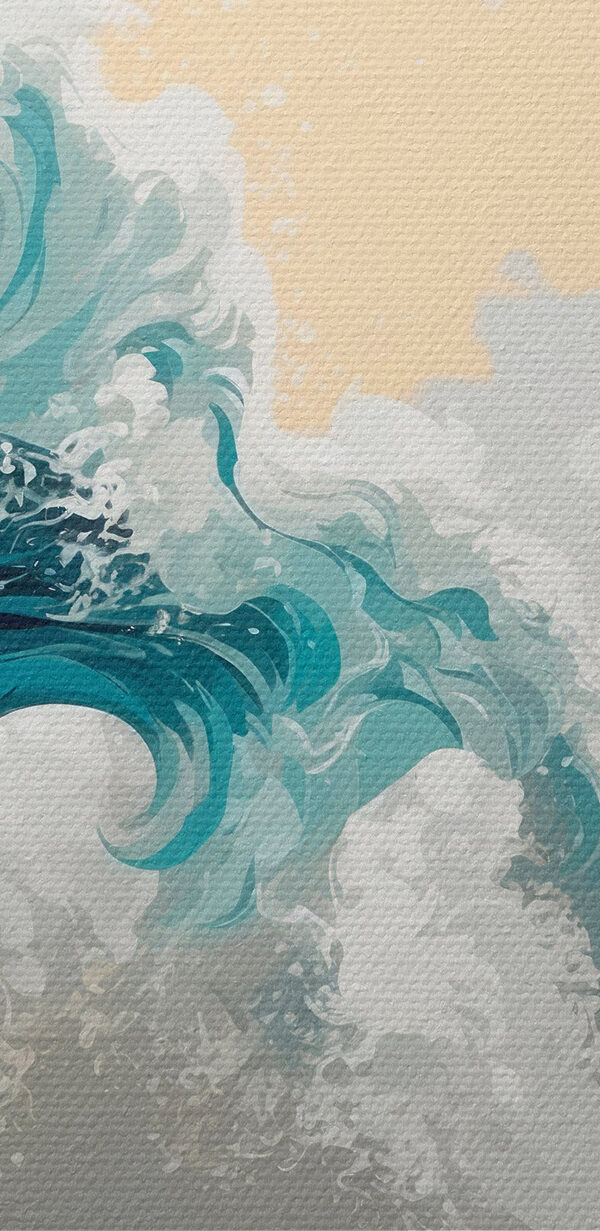 Grande vague dans l'océan Grande vague dans l'océan