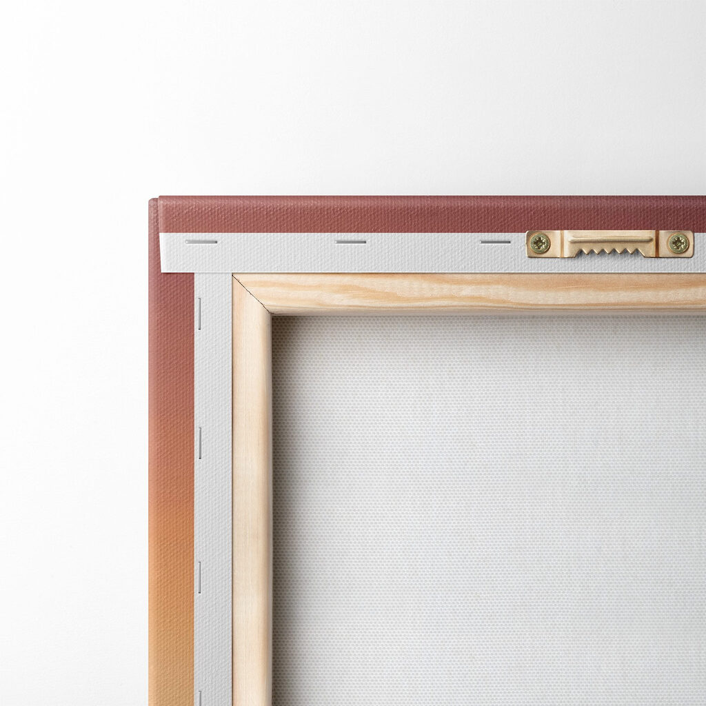 Mountain range with flowers and a lake