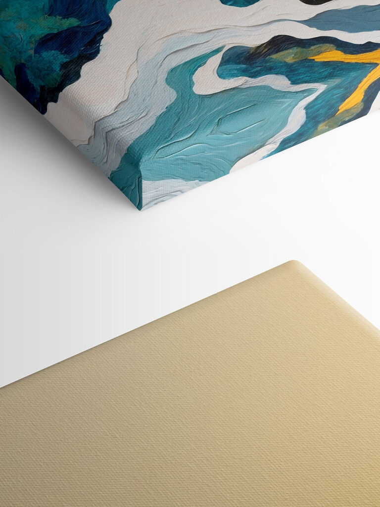 Painting of trees and clouds Painting of trees and clouds