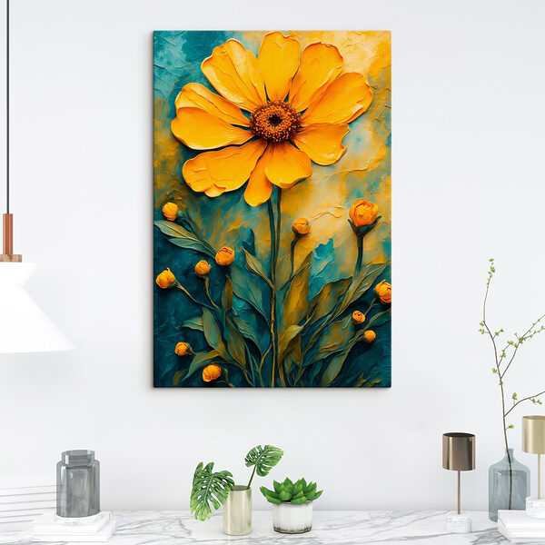 Peinture d'une fleur Peinture d'une fleur