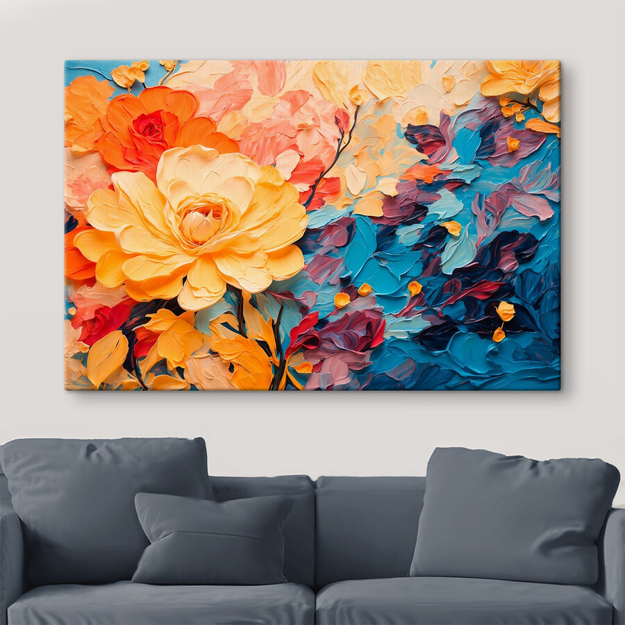Peinture d'une fleur