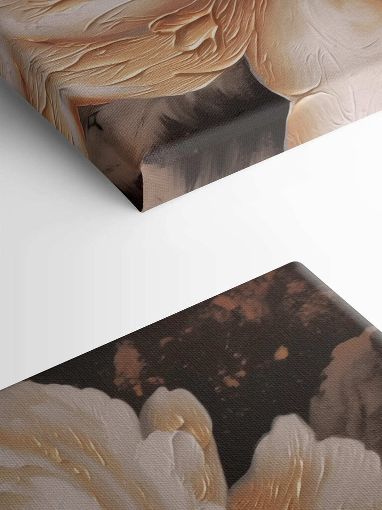 Delicate petals in soft colors