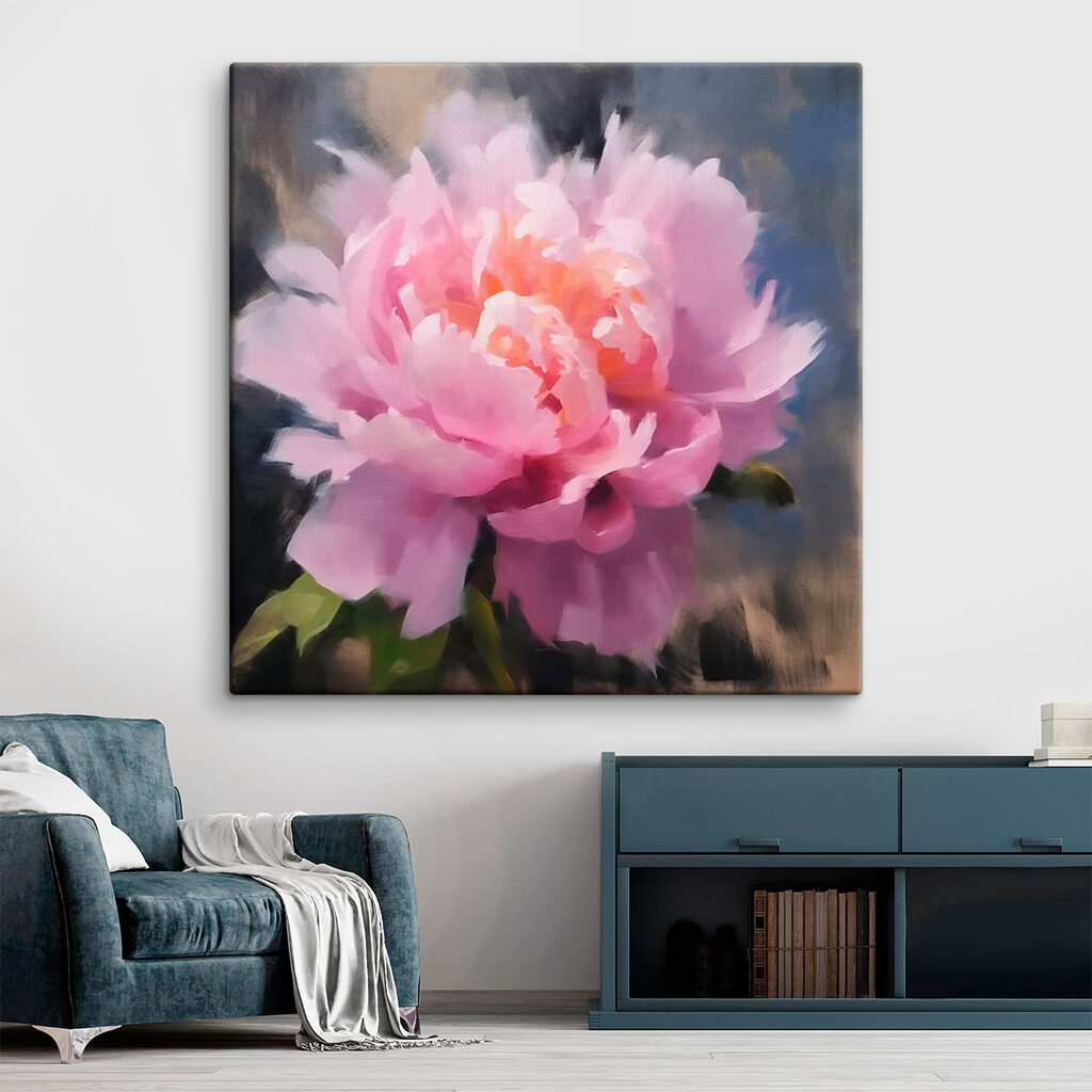 Fleur rose avec feuilles vertes s43216pig1 1024x1024 - Fleur rose avec feuilles vertes - tegory