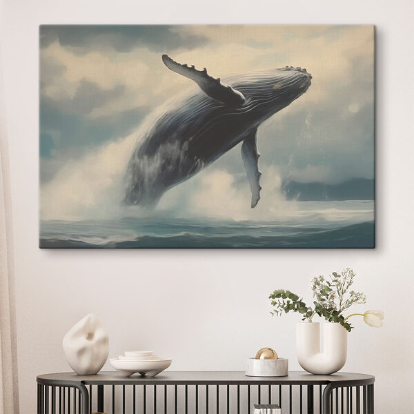 Baleine sautant hors de l'eau Baleine sautant hors de l'eau