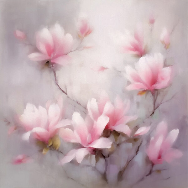 Peinture de fleurs roses Peinture de fleurs roses