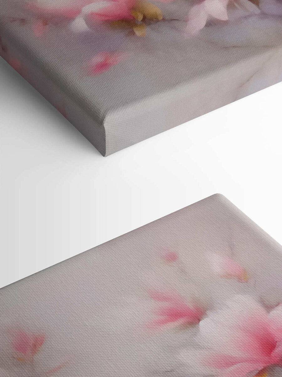 Peinture de fleurs roses