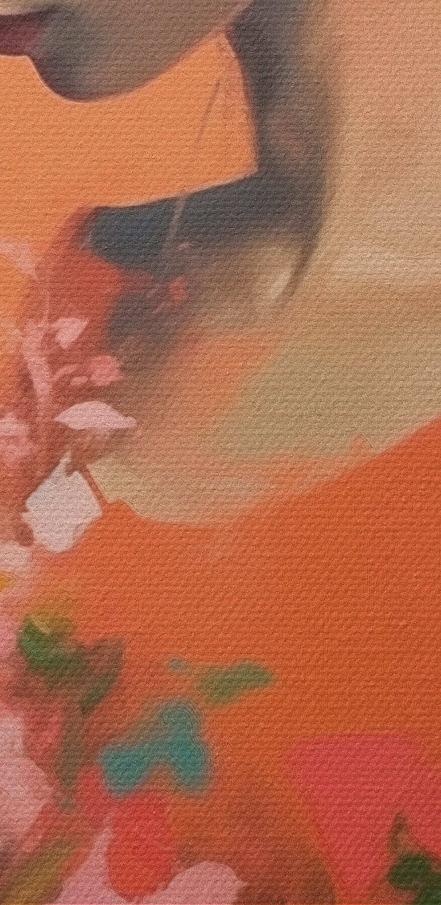Femme tenant des fleurs Femme tenant des fleurs