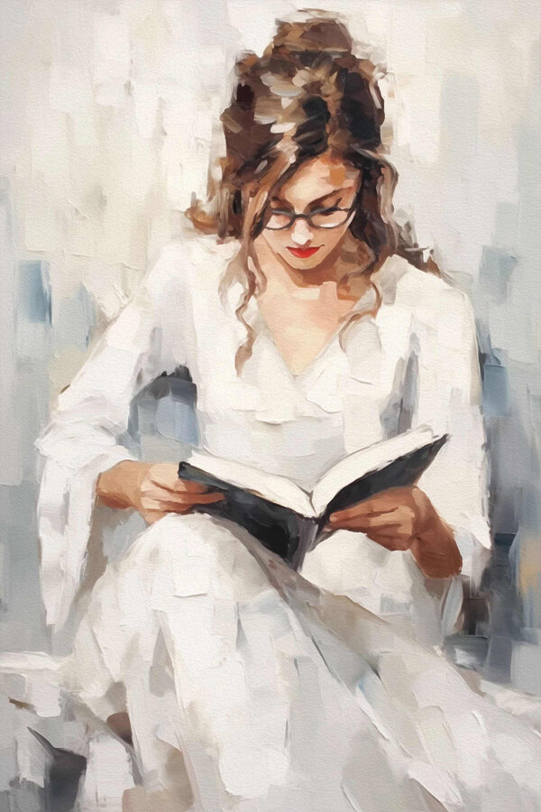 Femme lisant un livre Femme lisant un livre
