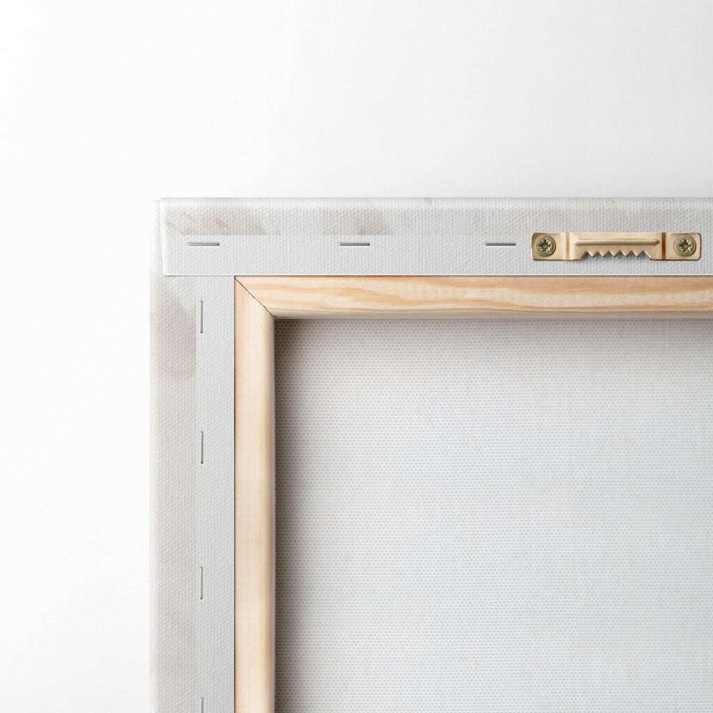 White flower with brown center