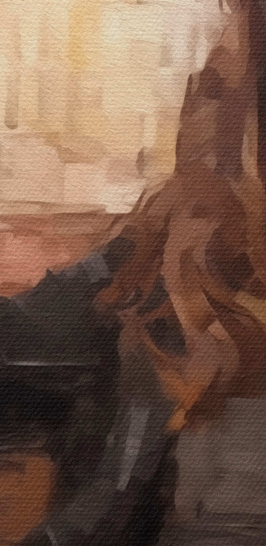 Femme assise sur un canapé