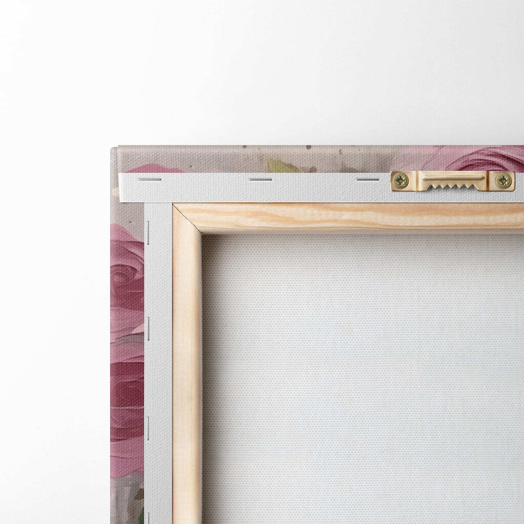 Painting of pink flowers Painting of pink flowers