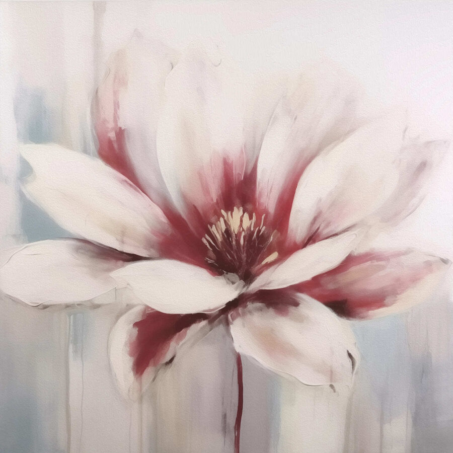 Peinture d'une fleur