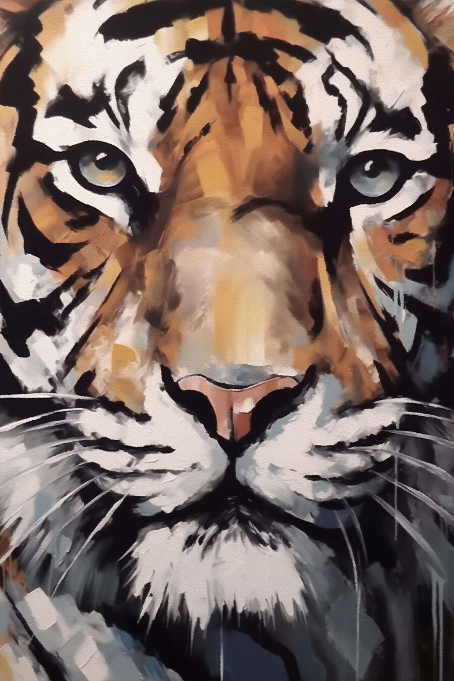 Peinture d'un tigre