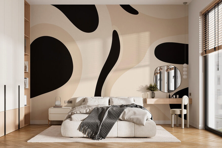 Motif noir et blanc
