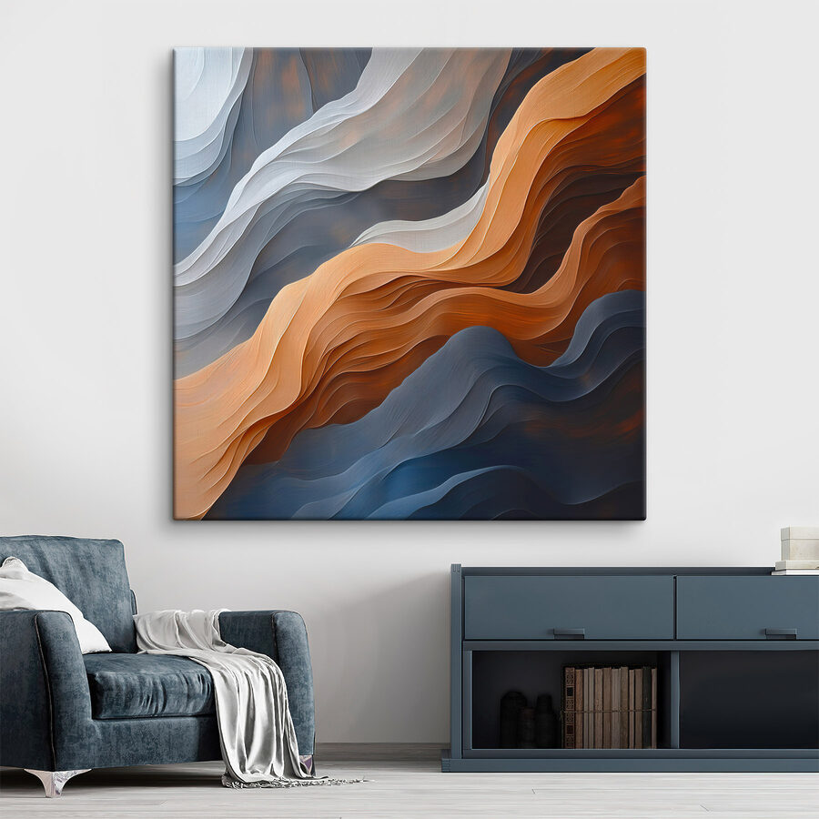 Vagues de couleurs et de textures