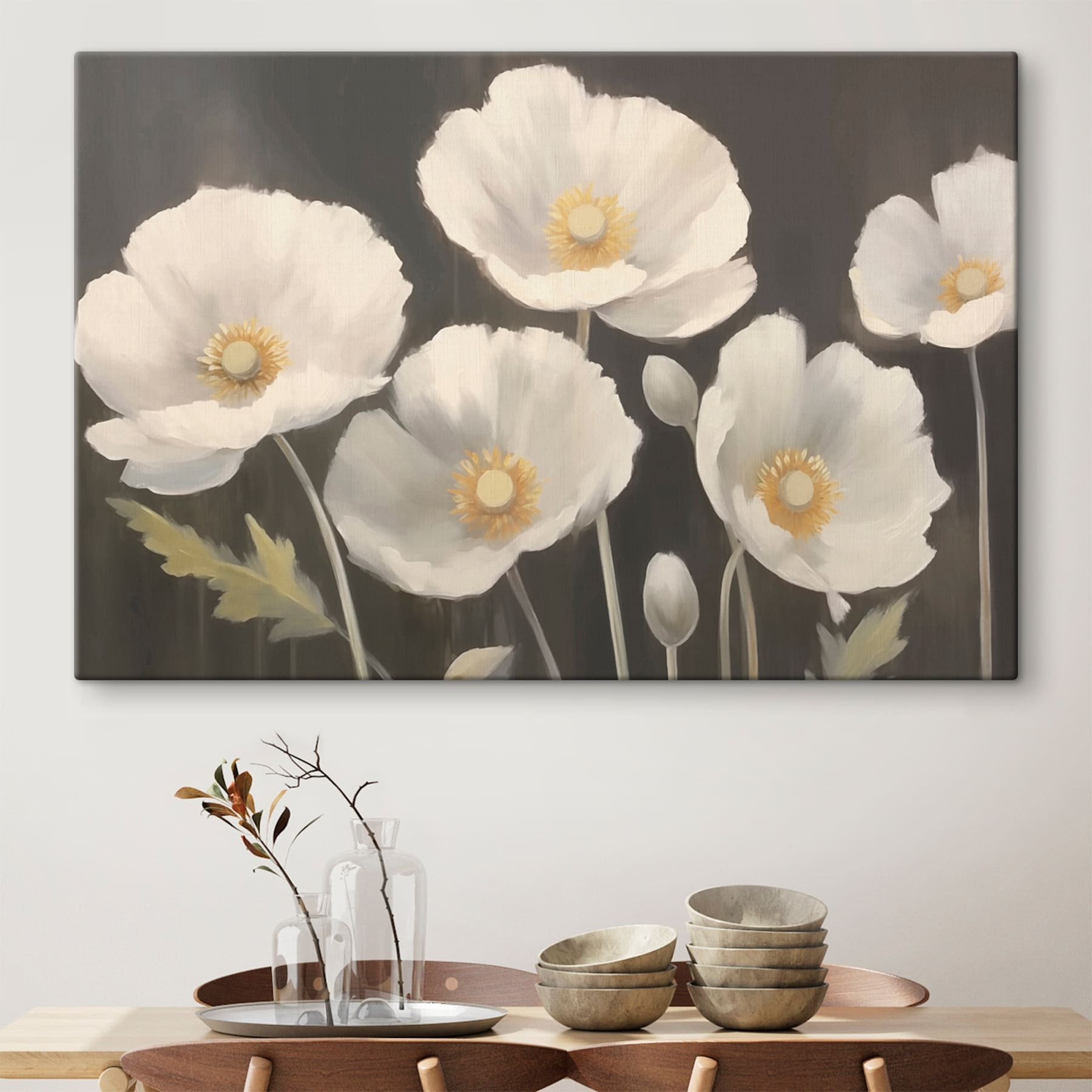 Group of white flowers