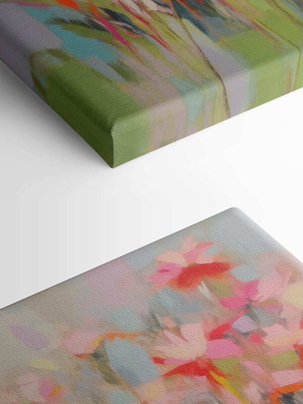 Peinture de fleurs sur un mur Peinture de fleurs sur un mur