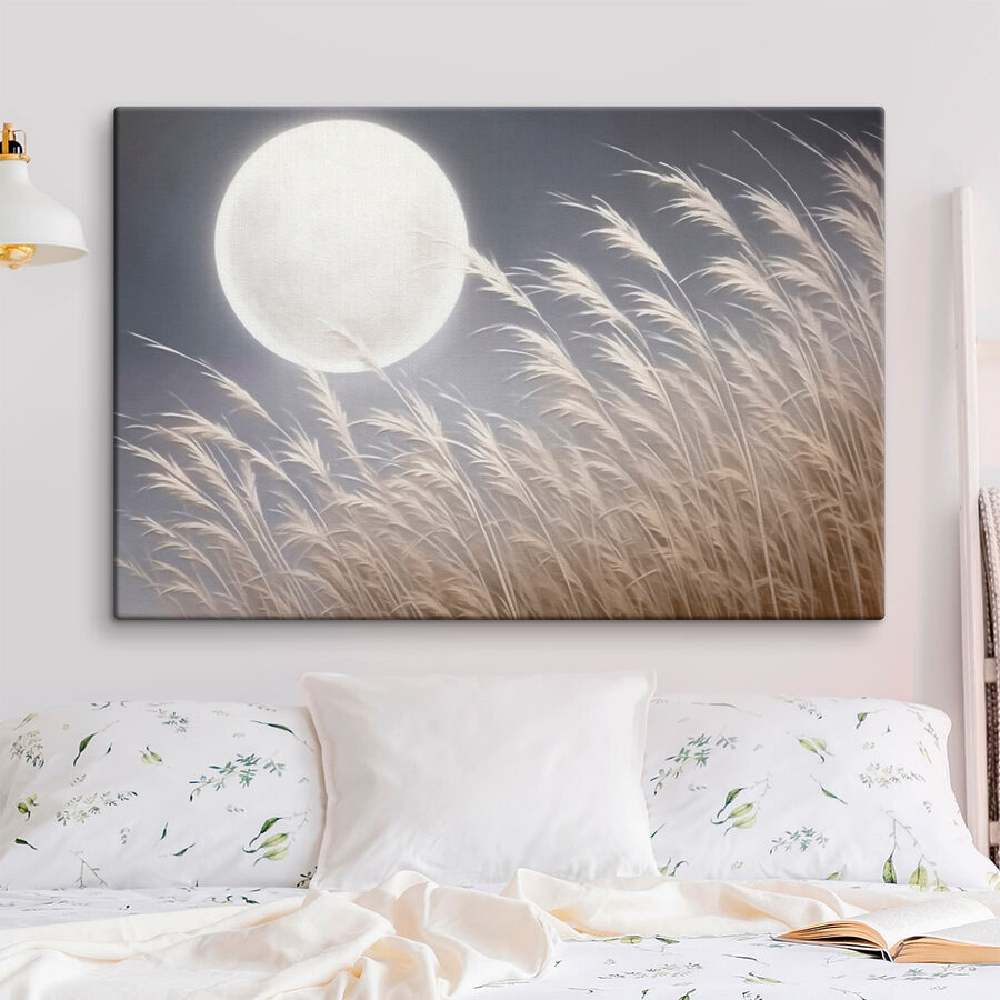 La lune dans le ciel