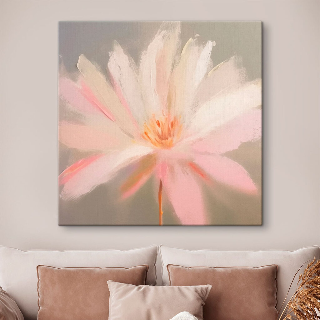 Delicate petals in soft hues