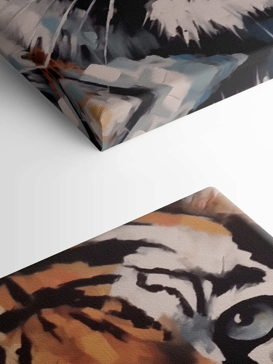 Peinture d'un tigre