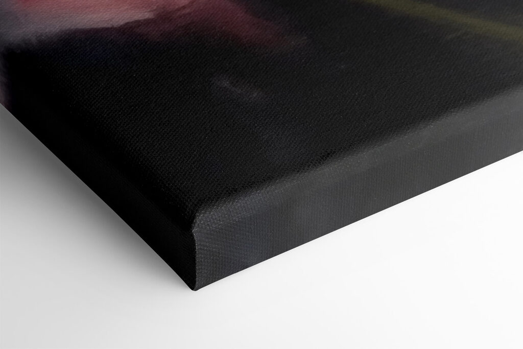 Painting of pink flowers