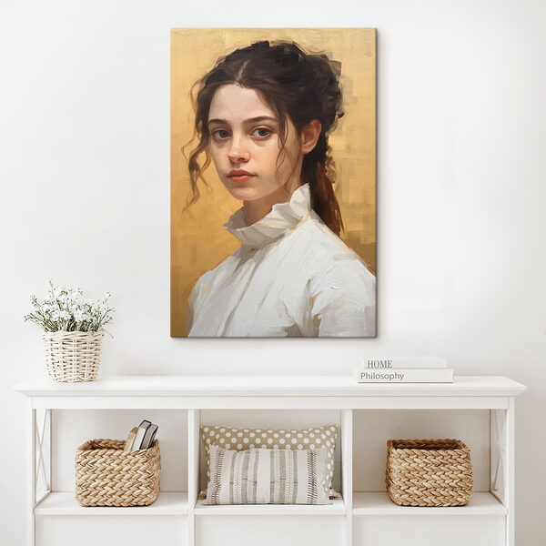 Femme en chemise blanche Femme en chemise blanche