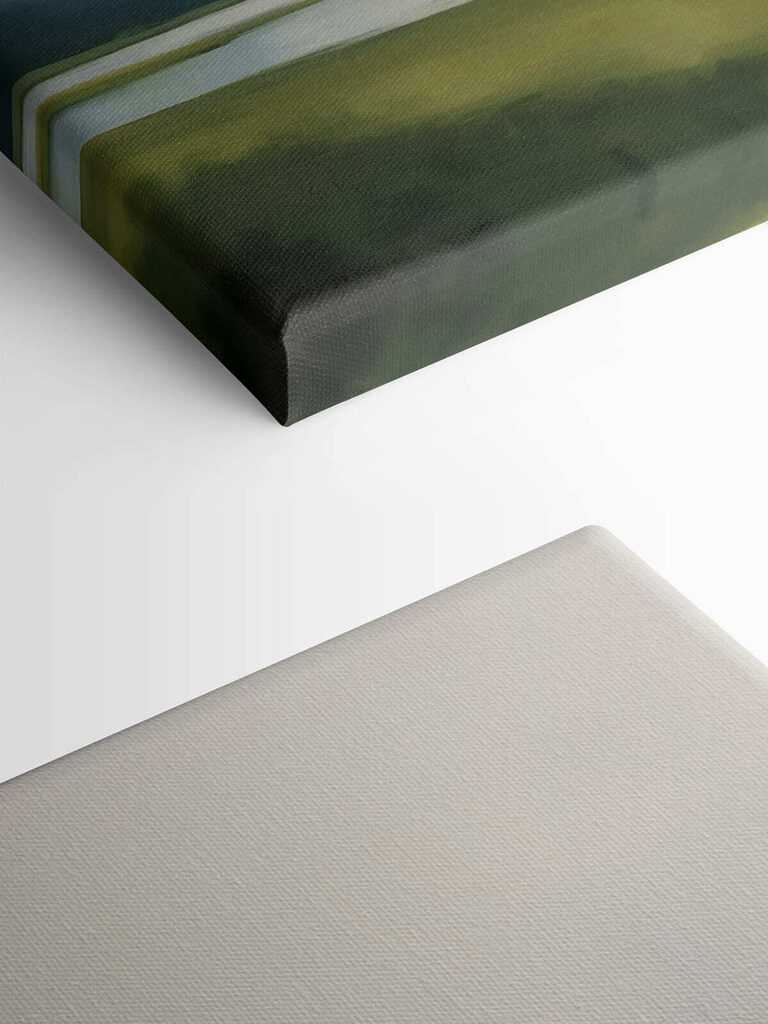 Lake surrounded by mountains